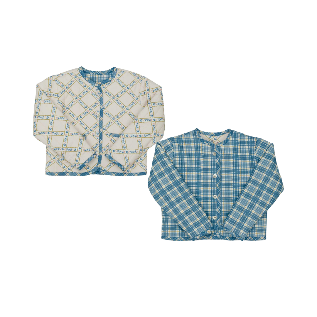 The Liesl Lattice Reversible Quilted Jacket