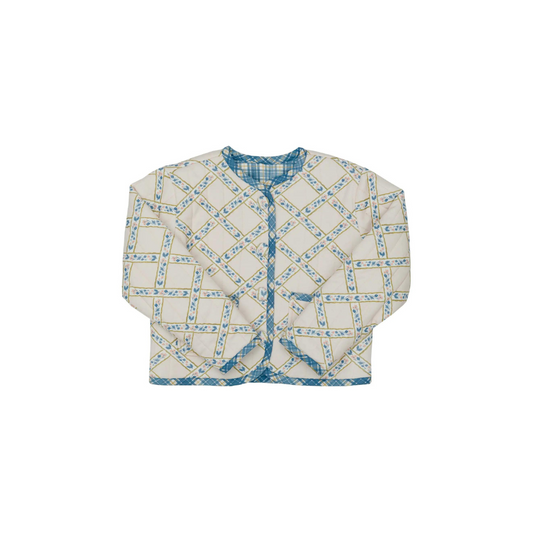 The Liesl Lattice Reversible Quilted Jacket