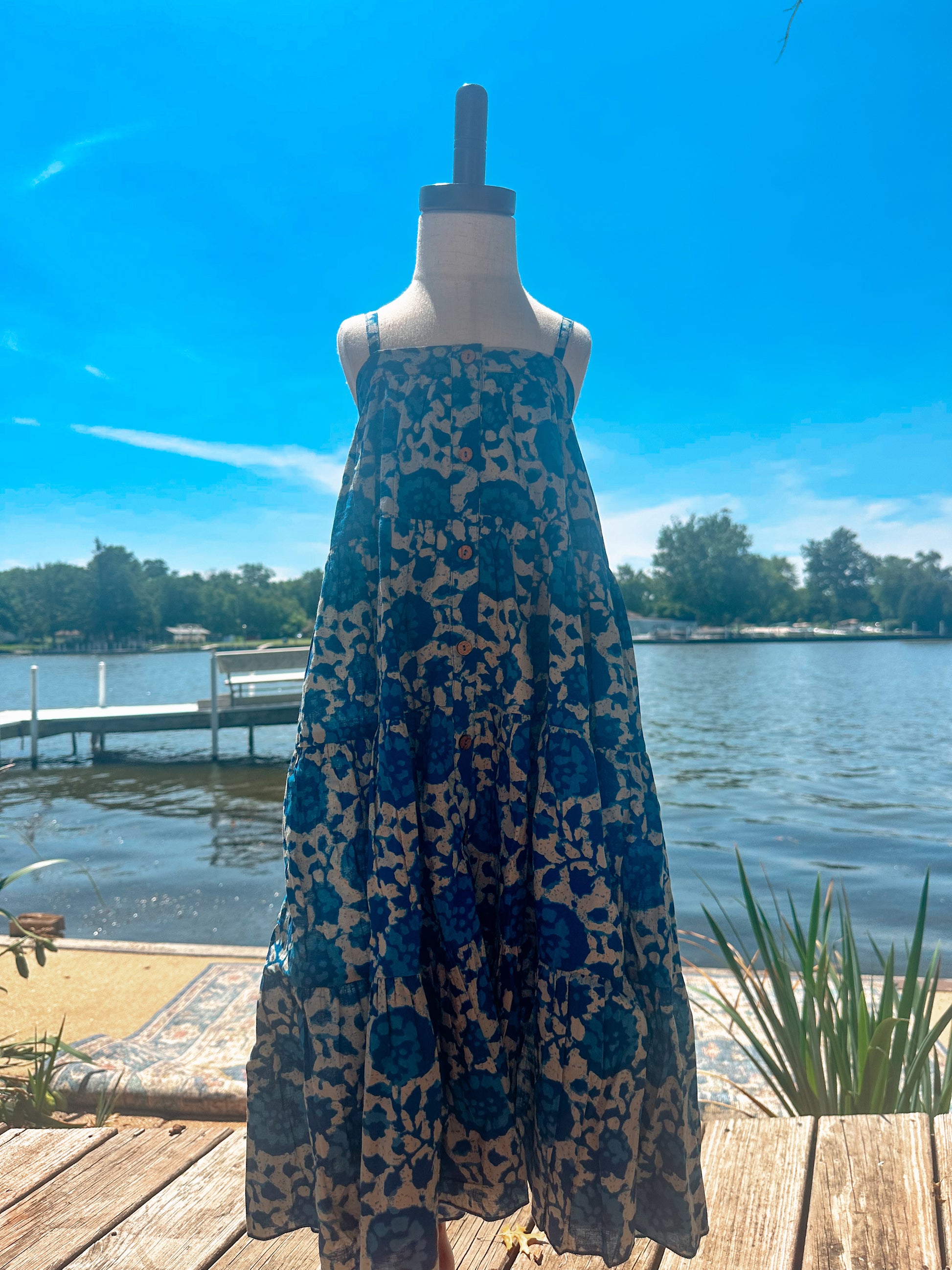 blue cherub dress Cherub's Touch Heart Cutout Dress Blue