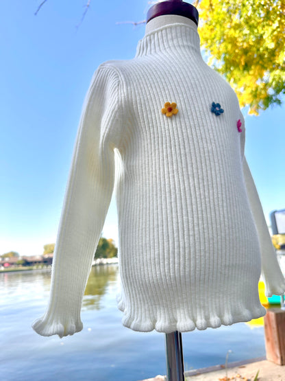 The Hattie Sweater in White